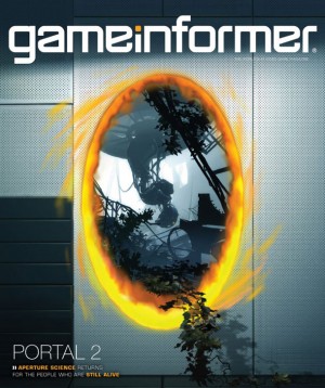 GameInformer s obálkou Portal 2